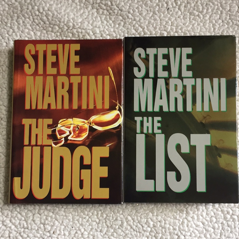 Bundle of 2 Steve Martini hardcover books